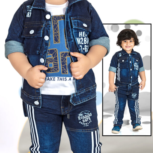 Minchu Boys Stylish Denim set new 2026 launch