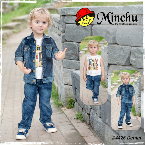 Boys Corduroy Denim Co-Ord Set (1–8 Years)