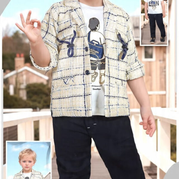 Minchu Boys Winter Blazer & Pant Set – Premium Party & Casual Wear for Kids