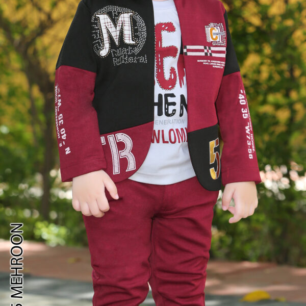 Minchu Boys Stylish Jacket & Pant Set | Premium Party Wear Outfit for Kids