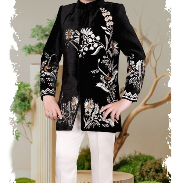 Minchu boys Embroidered Jacket set with pajama sizes 1-10 year old